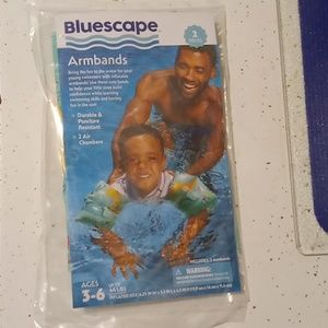 Bluescape-2Pc Set Green/ Dinosaur  Armbands-Floaties Ages 3-6/ Up to 44lbs
